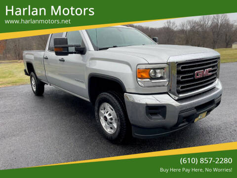 2015 GMC Sierra 2500HD for sale at Harlan Motors in Parkesburg PA