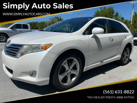 2009 Toyota Venza for sale at Simply Auto Sales in Palm Beach Gardens FL