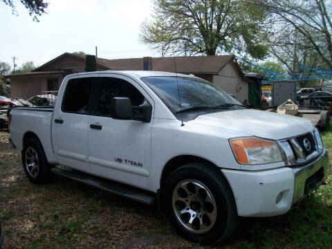 2011 Nissan Titan for sale at THOM'S MOTORS in Houston TX