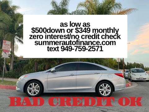 2011 Hyundai Sonata for sale at SUMMER AUTO FINANCE in Costa Mesa CA