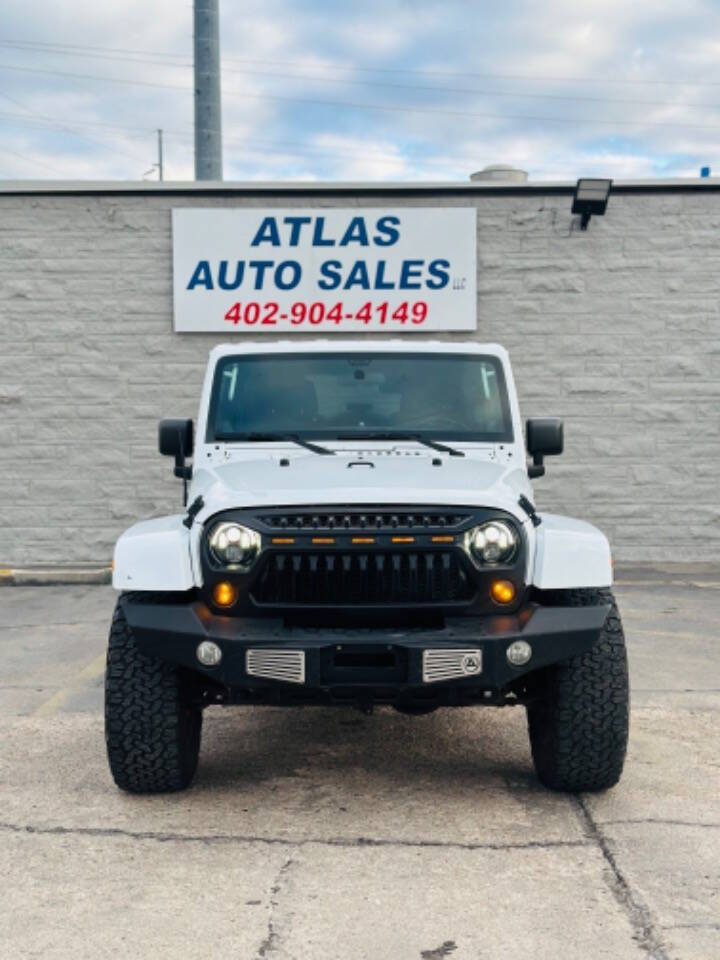 2012 Jeep Wrangler Unlimited for sale at Atlas Auto Sales LLC in Lincoln, NE