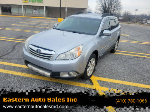 2012 Subaru Outback for sale at Eastern Auto Sales Inc in Essex MD