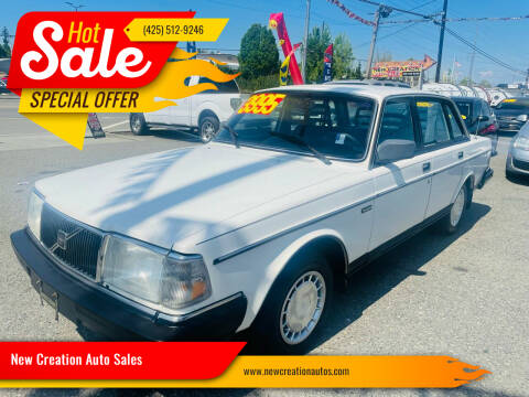 1990 Volvo 240 for sale at New Creation Auto Sales in Everett WA