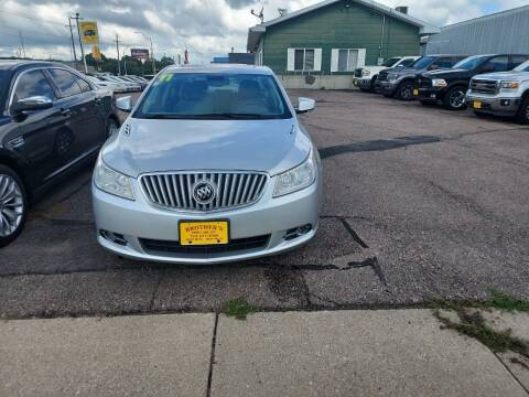 2011 Buick LaCrosse for sale at Brothers Used Cars Inc in Sioux City IA