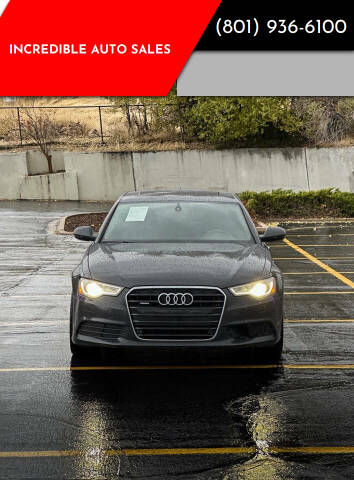 2014 Audi A6 for sale at INCREDIBLE AUTO SALES in Bountiful UT