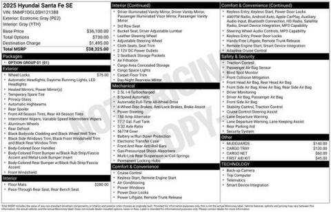 2025 Hyundai Santa Fe SE