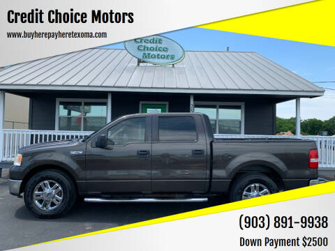 2007 Ford F-150 for sale at Credit Choice Motors in Sherman TX