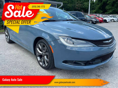 2015 Chrysler 200 for sale at Galaxy Auto Sale in Fuquay Varina NC