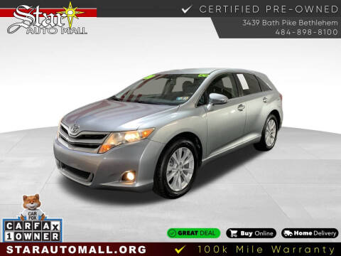 2015 Toyota Venza for sale at STAR AUTO MALL 512 in Bethlehem PA