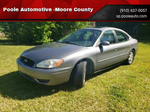2006 Ford Taurus for sale at Poole Automotive -Moore County in Aberdeen NC