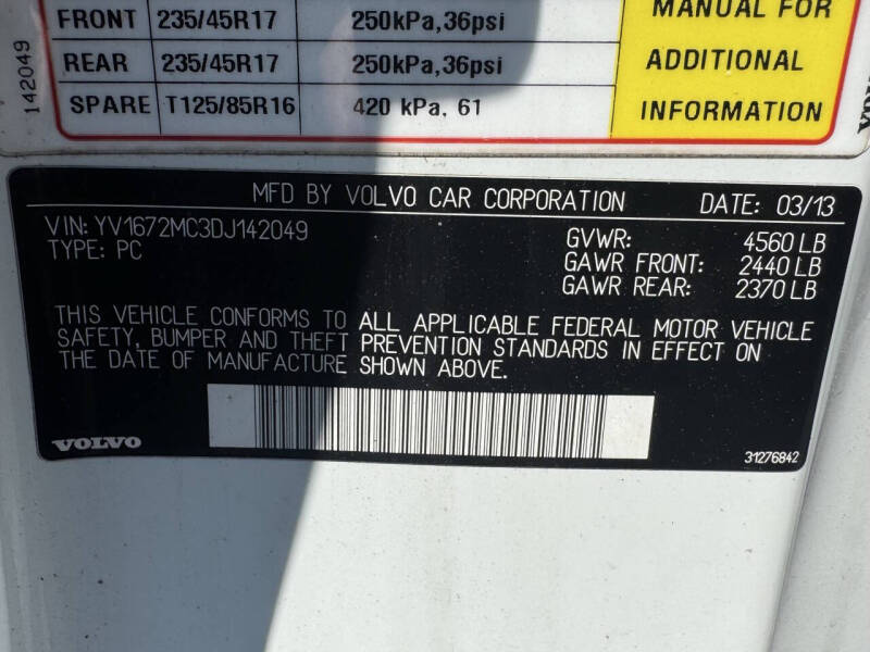 2013 Volvo C70 T5