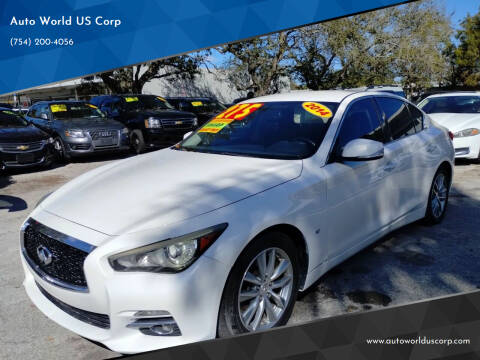 2014 Infiniti Q50 for sale at Auto World US Corp in Plantation FL