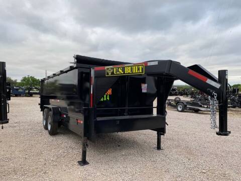 2024 US BUILT  - Gooseneck Dump Trailer 16 X for sale at LJD Sales in Lampasas TX