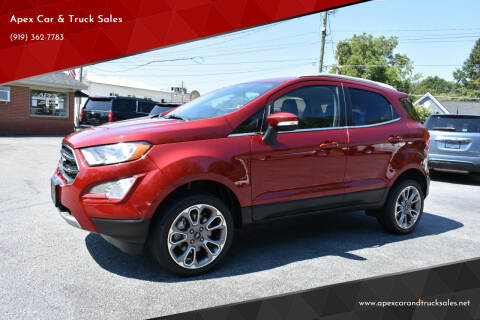 2018 Ford EcoSport for sale at Apex Car & Truck Sales in Apex NC