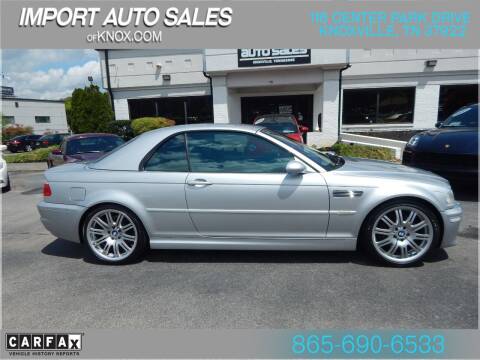 2004 BMW M3 for sale at IMPORT AUTO SALES OF KNOXVILLE in Knoxville TN