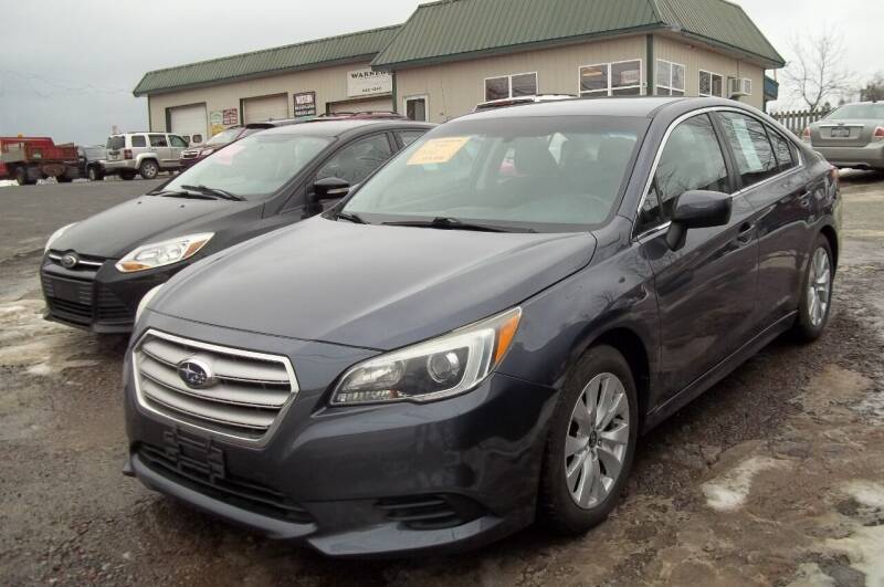 2015 Subaru Legacy for sale at Warner's Auto Body of Granville, Inc. in Granville NY
