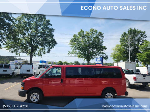 2009 Chevrolet Express for sale at Econo Auto Sales Inc in Raleigh NC
