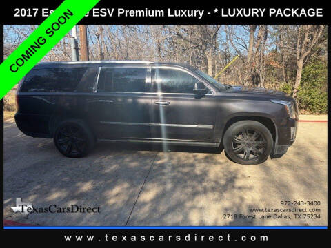 2017 Cadillac Escalade ESV Premium Luxury