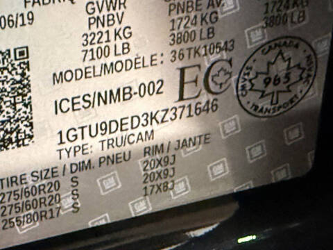 2019 GMC Sierra 1500