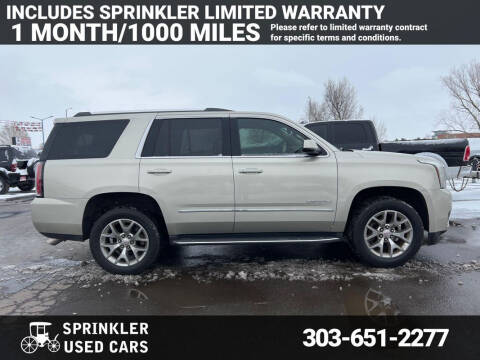 2016 GMC Yukon for sale at Sprinkler Used Cars in Longmont CO