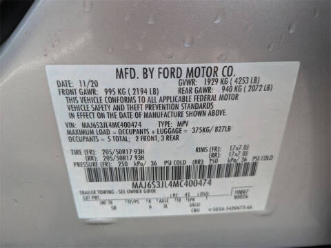 2021 Ford EcoSport SES