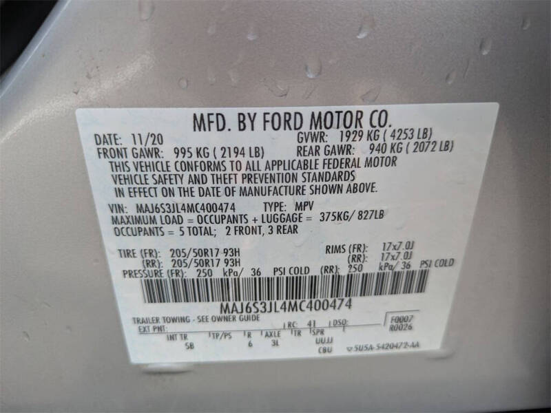 2021 Ford EcoSport SES