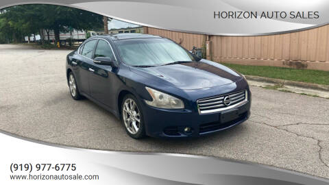 2012 Nissan Maxima for sale at Horizon Auto Sales in Raleigh NC