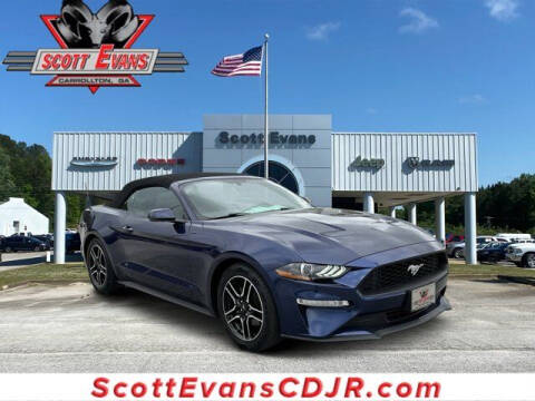 2020 Ford Mustang for sale at SCOTT EVANS CHRYSLER DODGE in Carrollton GA