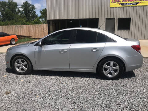 2013 Chevrolet Cruze for sale at Alpha Automotive in Odenville AL