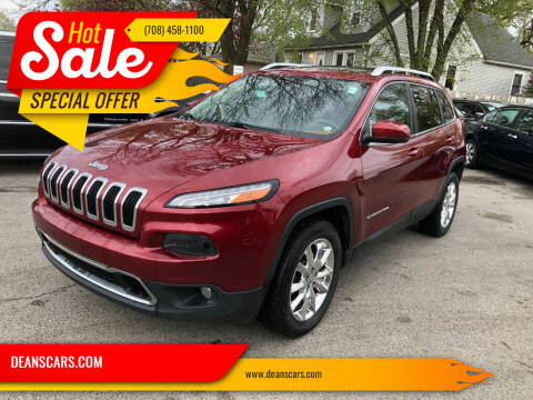 2015 Jeep Cherokee for sale at DEANSCARS.COM in Bridgeview IL