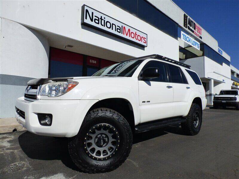 2007 Toyota 4Runner for sale at National Motors in San Diego CA