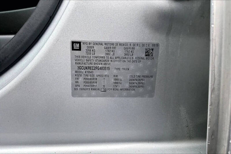 2015 Chevrolet Silverado 1500