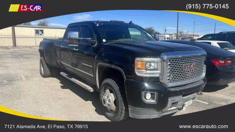 2015 GMC Sierra 3500HD for sale at Escar Auto in El Paso TX