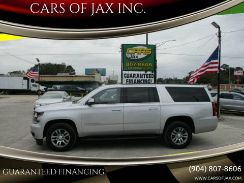2018 Chevrolet Suburban for sale at CARS OF JAX INC. in Jacksonville FL
