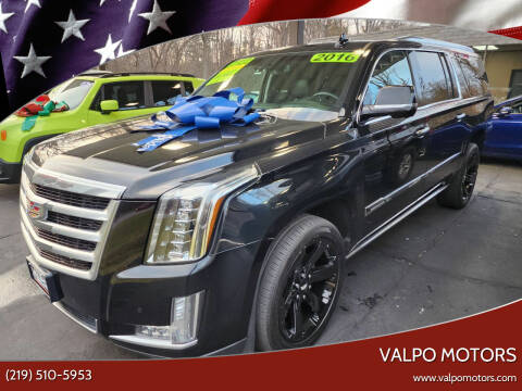 2016 Cadillac Escalade ESV for sale at Valpo Motors in Valparaiso IN