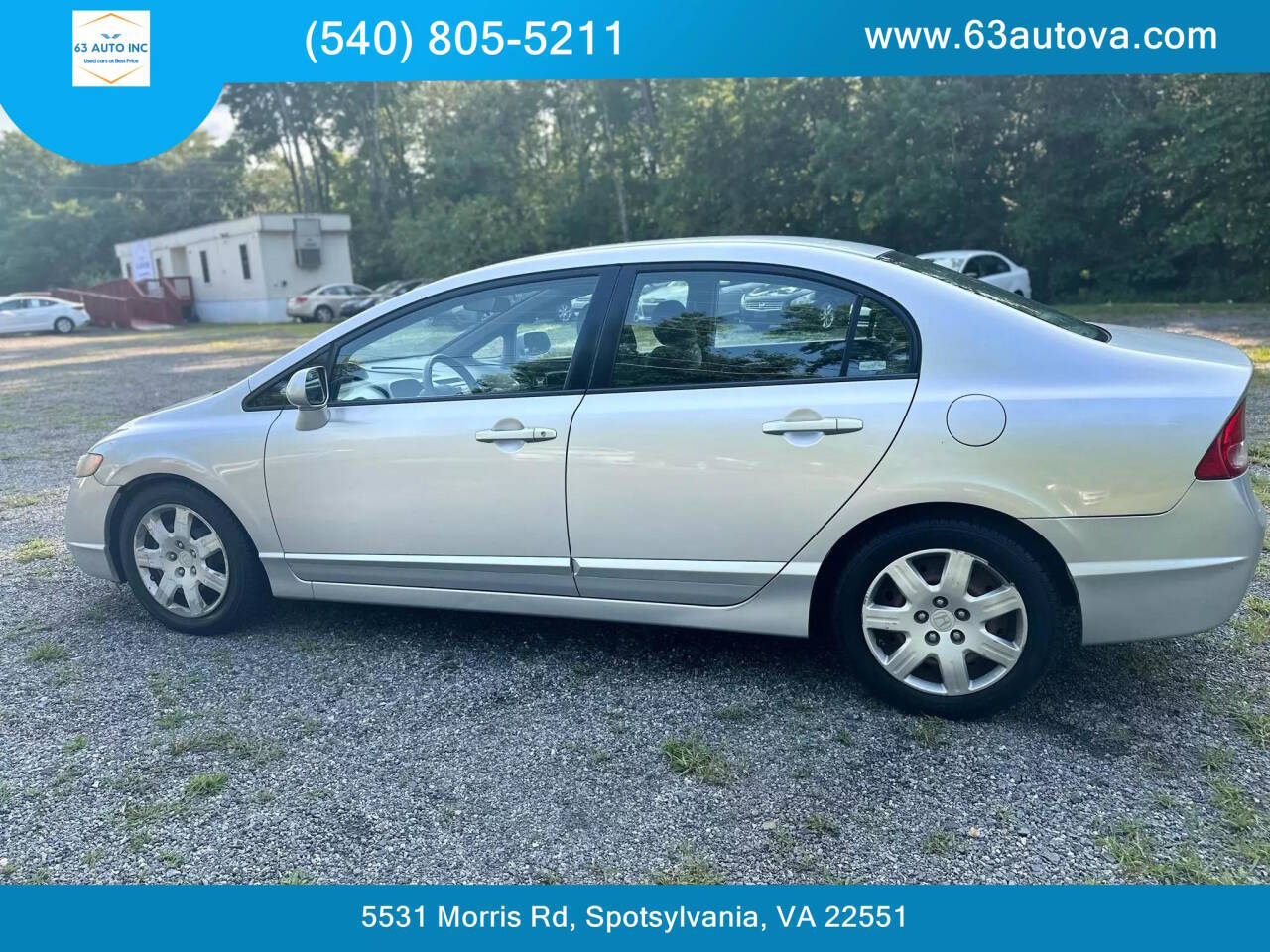 2008 Honda Civic for sale at 63 Auto Inc in Spotsylvania, VA