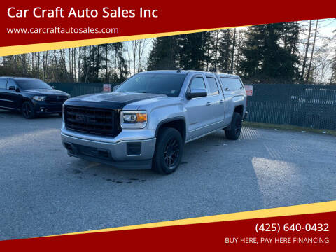 2015 GMC Sierra 1500 for sale at Car Craft Auto Sales Inc in Lynnwood WA