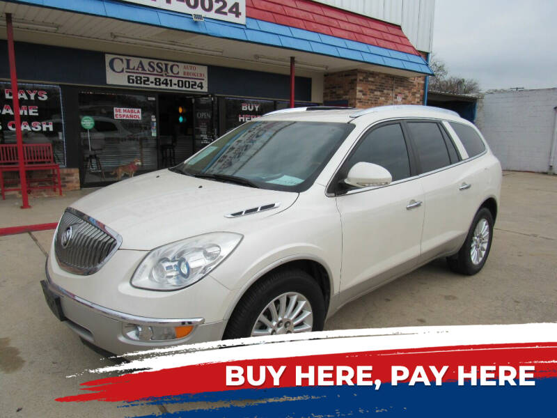 2012 Buick Enclave for sale at Classic Auto Brokers in Haltom City TX