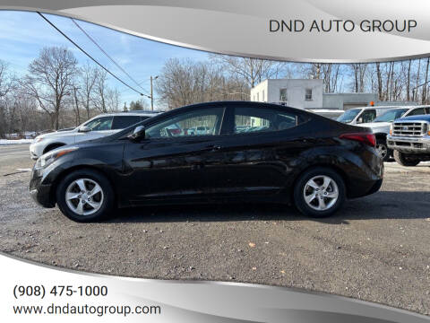 2014 Hyundai Elantra for sale at DND AUTO GROUP in Belvidere NJ