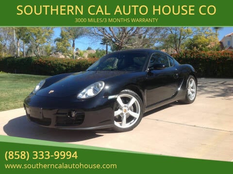 2008 Porsche Cayman for sale at SOUTHERN CAL AUTO HOUSE in San Diego CA