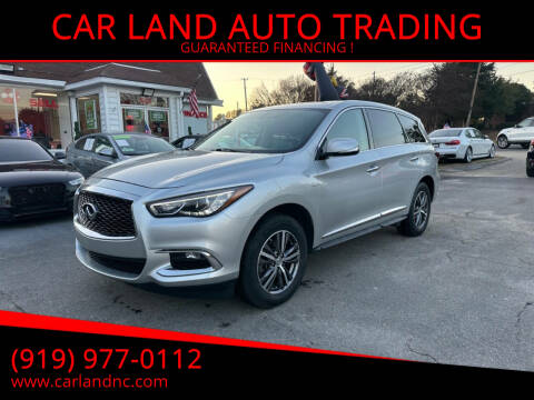 2018 Infiniti QX60 for sale at CAR LAND  AUTO TRADING - CAR LAND AUTO TRADING in Raleigh NC