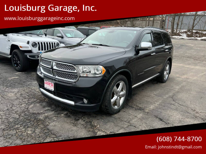 2011 Dodge Durango for sale at Louisburg Garage, Inc. in Cuba City WI