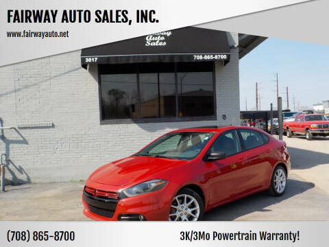 2013 Dodge Dart for sale at FAIRWAY AUTO SALES, INC. in Melrose Park IL