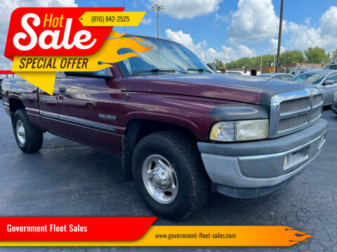 2001 Dodge Ram Pickup 2500 for sale at Government Fleet Sales in Kansas City MO