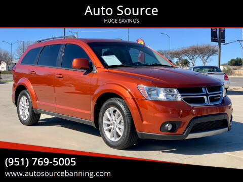 2013 Dodge Journey for sale at Auto Source II in Banning CA