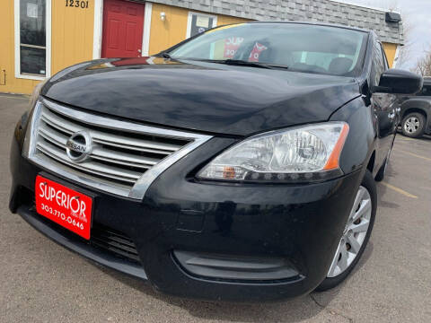 2013 Nissan Sentra for sale at Superior Auto Sales, LLC in Wheat Ridge CO