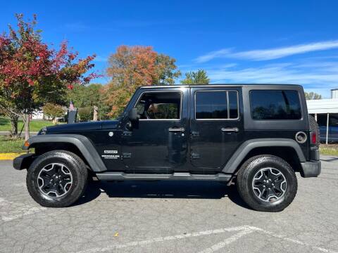 2013 Jeep Wrangler Unlimited for sale at ABC Auto Sales - Barboursville Location in Barboursville VA