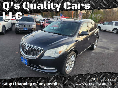 2015 Buick Enclave for sale at Q's Quality Cars LLC in Capitol Heights MD