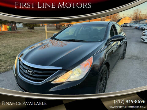 2013 Hyundai Sonata for sale at First Line Motors in Brownsburg IN