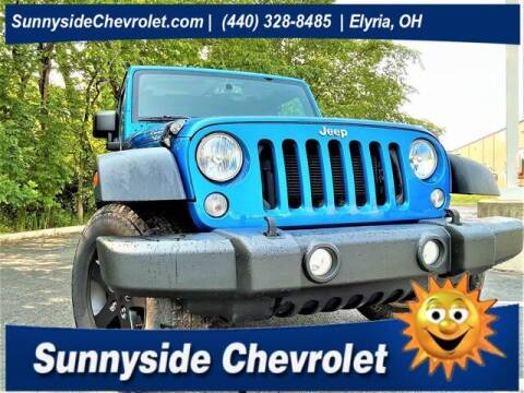 2015 Jeep Wrangler Unlimited for sale at Sunnyside Chevrolet in Elyria OH